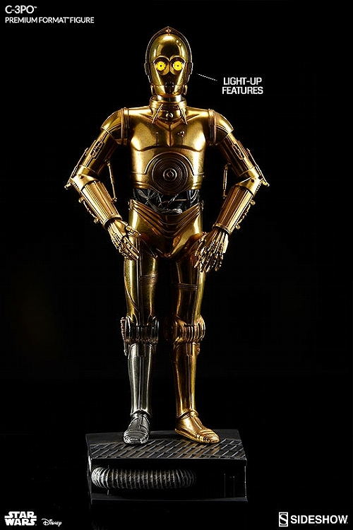 スターウォーズ C-3PO プレミアム フォーマット フィギュア 未開封品 遂に『フォースの覚醒』明日公開！！ここにきてサイドショーのスター