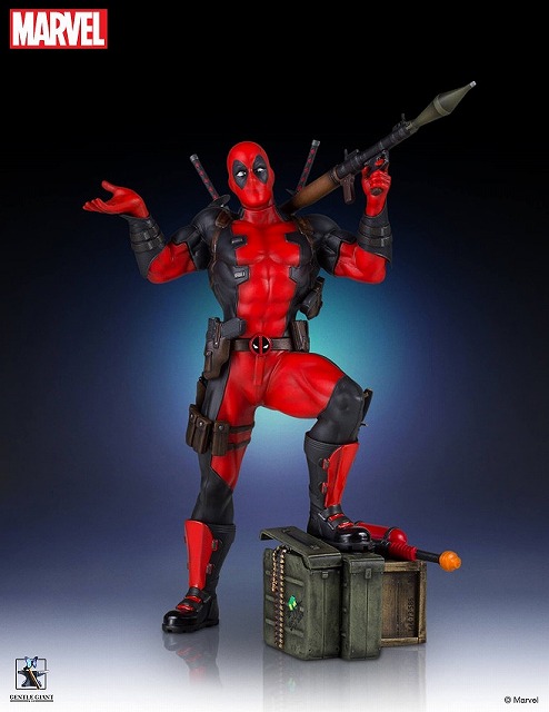 デッドプール」がコミックデザインでネカから1/4フィギュア化