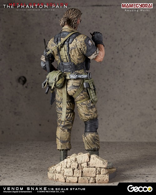 gecco　豆魚雷　LGEARSOLIDV　スネーク　スタチュー gecco 豆魚雷 LGEARSOLIDV スネーク スタチュー スネーク 1/6