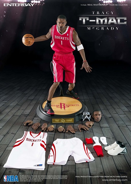 新品　1/6　エンターベイ　トレイシー・マグレディ　アクションフィギュア エンターベイの1/6リアルマスターピース/NBAコレクション: T-MAC