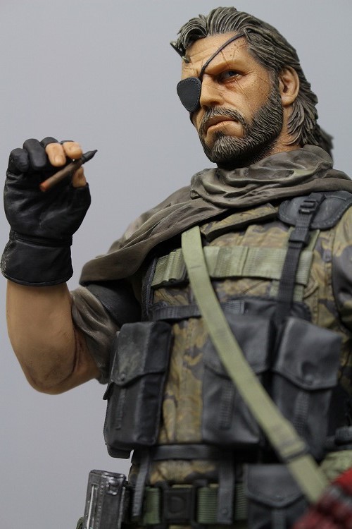 遂に入荷 Gecco ゲッコウ 驚愕の新作 メタルギア ソリッド V ファントムペイン ヴェノム スネーク 1 6スケール スタチューがあまりに カッコイイのでじっくり鑑賞しました 豆blog 豆ブログ 豆魚雷のフィギュアレビュー