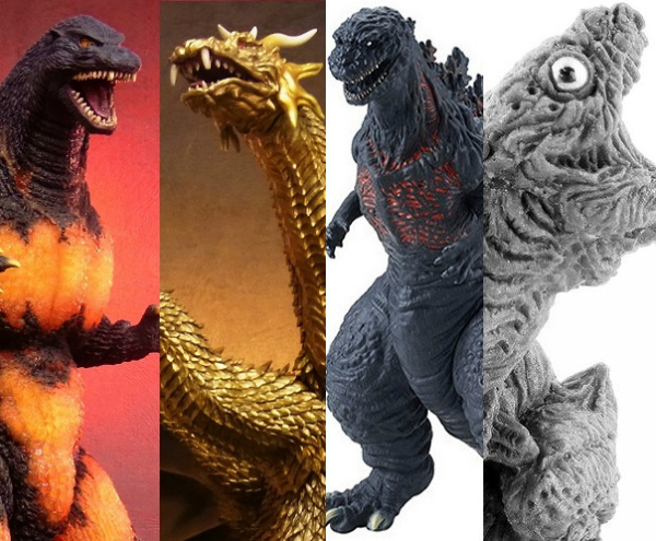 ウルトラ怪獣　ゴジラ　フィギュア色々 Amazon.co.jp: ゴジラ-1.0ブルーバックゴジラ2023怪獣咆哮人形像