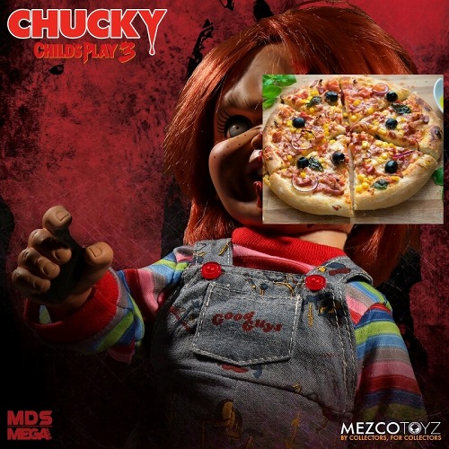 チャッキー ピザフェイス　フィギュア チャイルド・プレイ3 Amazon | デザイナーシリーズ チャイルド・プレイ3 ピザフェイス