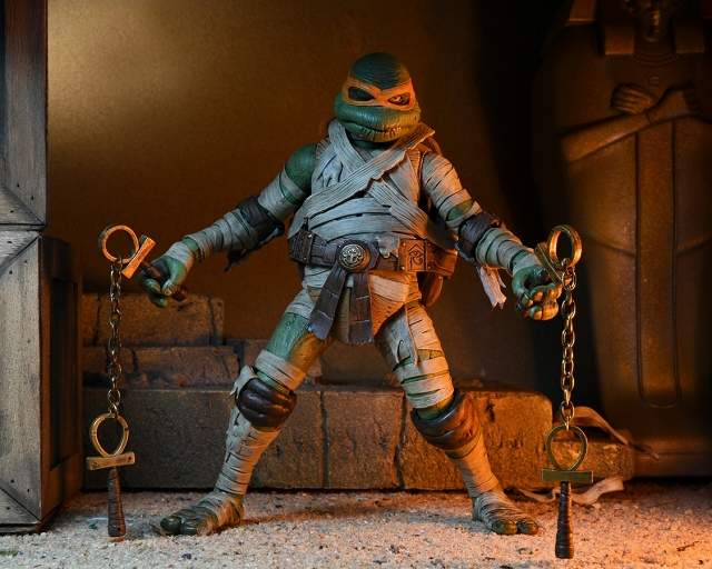 べ*む様 【未開封新品】NECA タートルズ　ユニバーサルモンスター　豆魚雷　正 スタントスーツ再生。「TMNT × ユニバーサルモンスターズ」第三