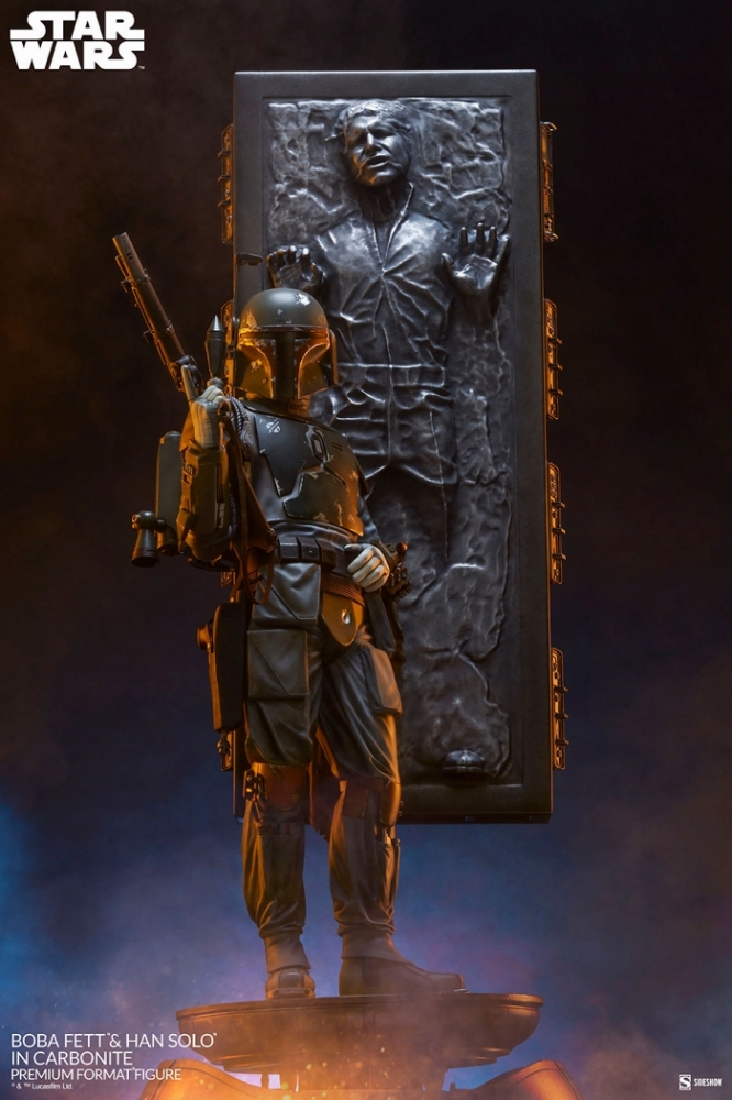 特価！新品 ボバフェット&ハンソロ カーボナイトフィギュア　コトブキヤ 寿屋 スター・ウォーズ プレミアム・フォーマット・フィギュア ボバ