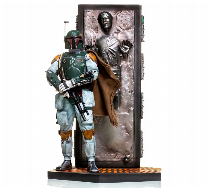 限定特価！新品 ボバフェット&ハンソロ カーボナイトフィギュア