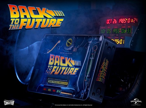 劇場公開40周年　BTTF マーティ、ドク、タイムトラベルメモリーセット マーティの冒険を追体験。タイム・トラベル メモリーズ キットの