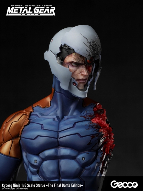 GECCO ゲッコー　メタルギア　サイボーグ忍者　バトルダメージ メタルギア ソリッド/ サイボーグ忍者 1/6 スタチュー The Final
