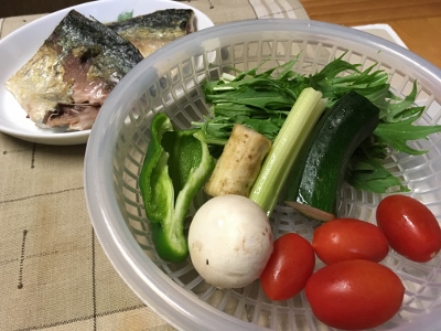 サバのムニエル材料