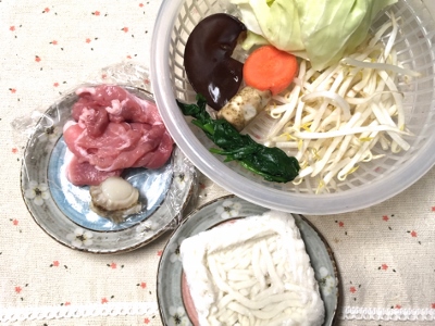 ドッグ☆長崎チャンポン材料1