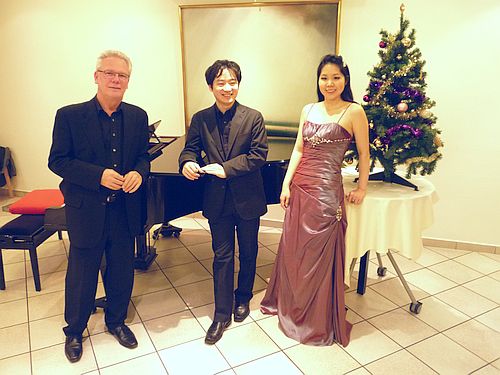 Sachiko KUROKAWA(Sopran)+Gaku SUGIBAYASHI(Klavier)+Gaeste: Martin LEHNFELD (Violine/Viola)