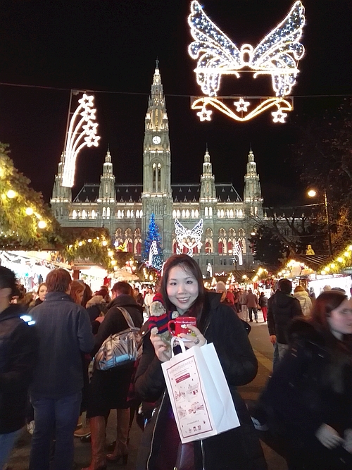 Weihnachtsmarkt vor dem Wiener Rathaus