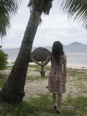 me standing at beach
