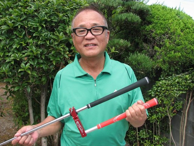 ゼロプレーン開発者 高橋監督(スイング&パット練習器)