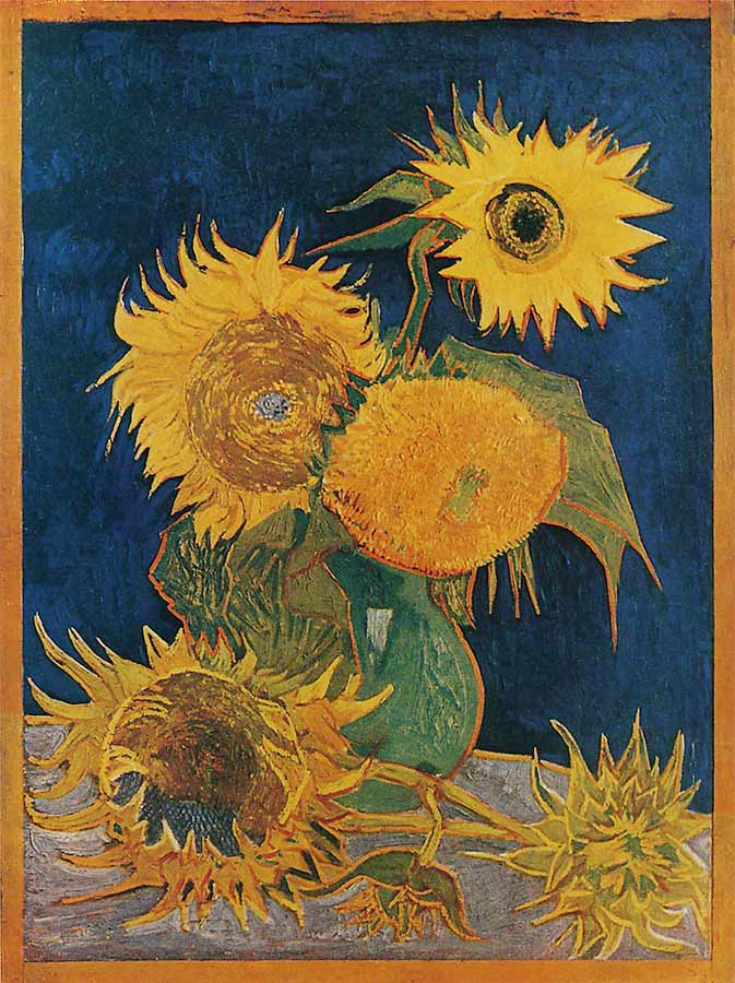 工藤栄進 真筆油絵 運勢開花「 幸福のひまわり 」絵画 油彩