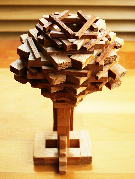 ◇ランプシェードやペン立てを木製キューブでつくってみた | 株式会社