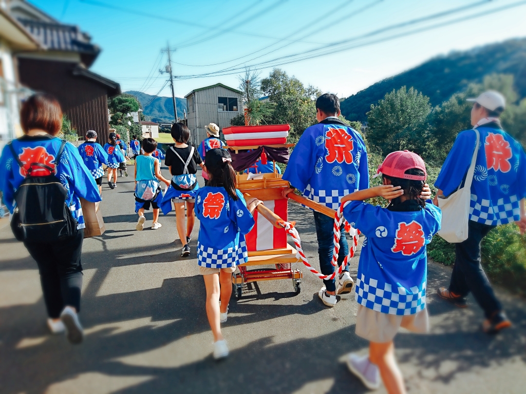 子供神輿 | 清水畳店三代目・鳥越勇次の和の香り
