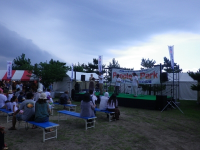 市民ステージ 雲行き怪しい