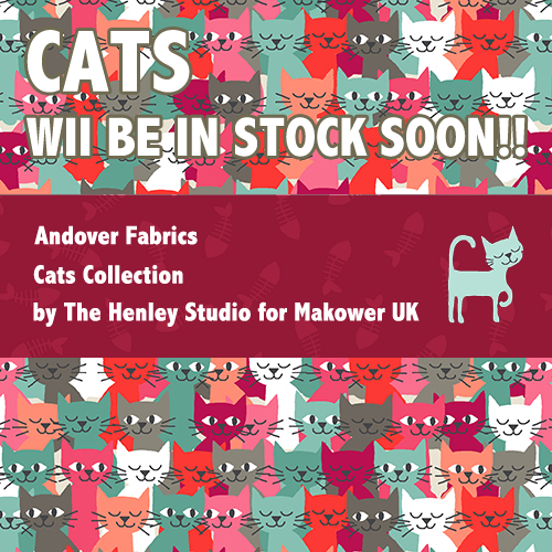 Cats Collection by The Henley Studio for Makower UK