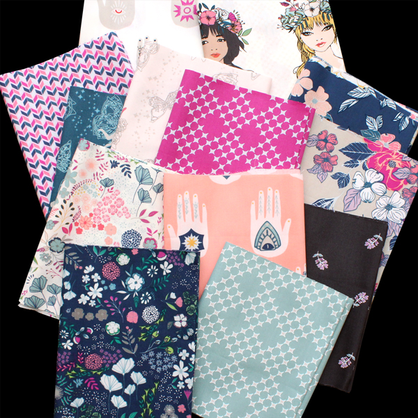Art Gallery Fabrics Flower Child Collection