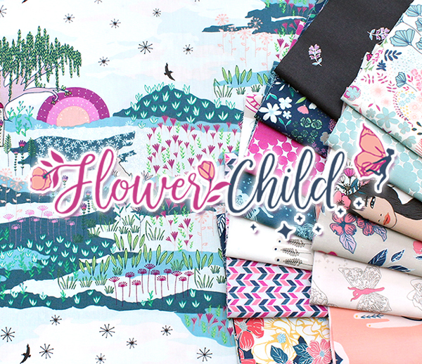 Art Gallery Fabrics Flower Child Collection