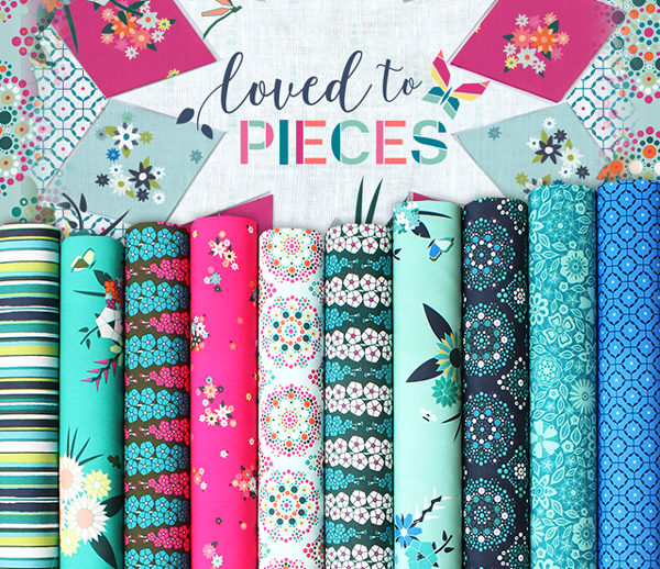 Art Gallery Fabrics Loved to Pieces Collection by Mathew Boudreaux