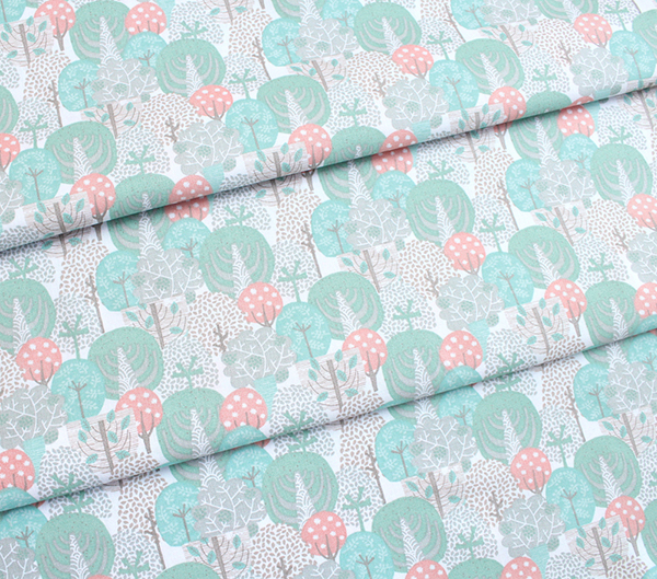 3 Wishes Fabric Little Forest 12952-MULTI