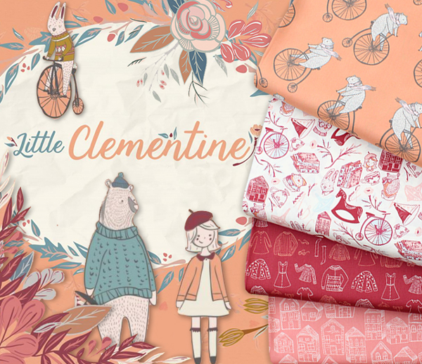Art Gallery Fabrics Little Clementine Collection by AGF Studio