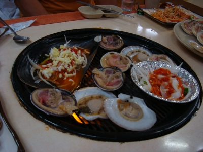 焼き貝類