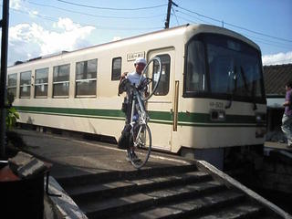 自転車を列車内に持ち込める