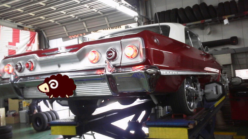 シボレー インパラ 63 赤 愛車紹介 1963シボレーインパラSS