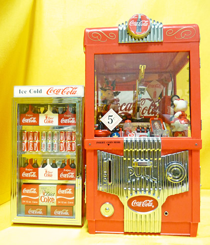 コカコーラ コインバンク クレーンゲーム オルゴール