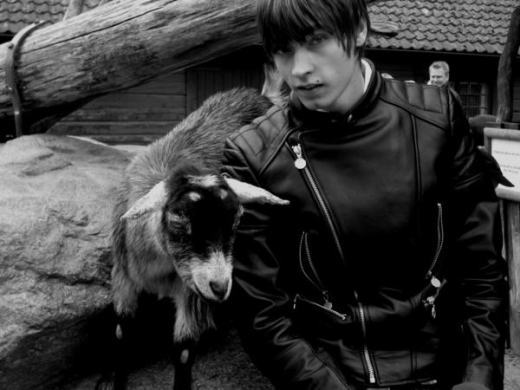 Gustaf and his goat August