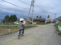 桜咲く別所をサイクリング