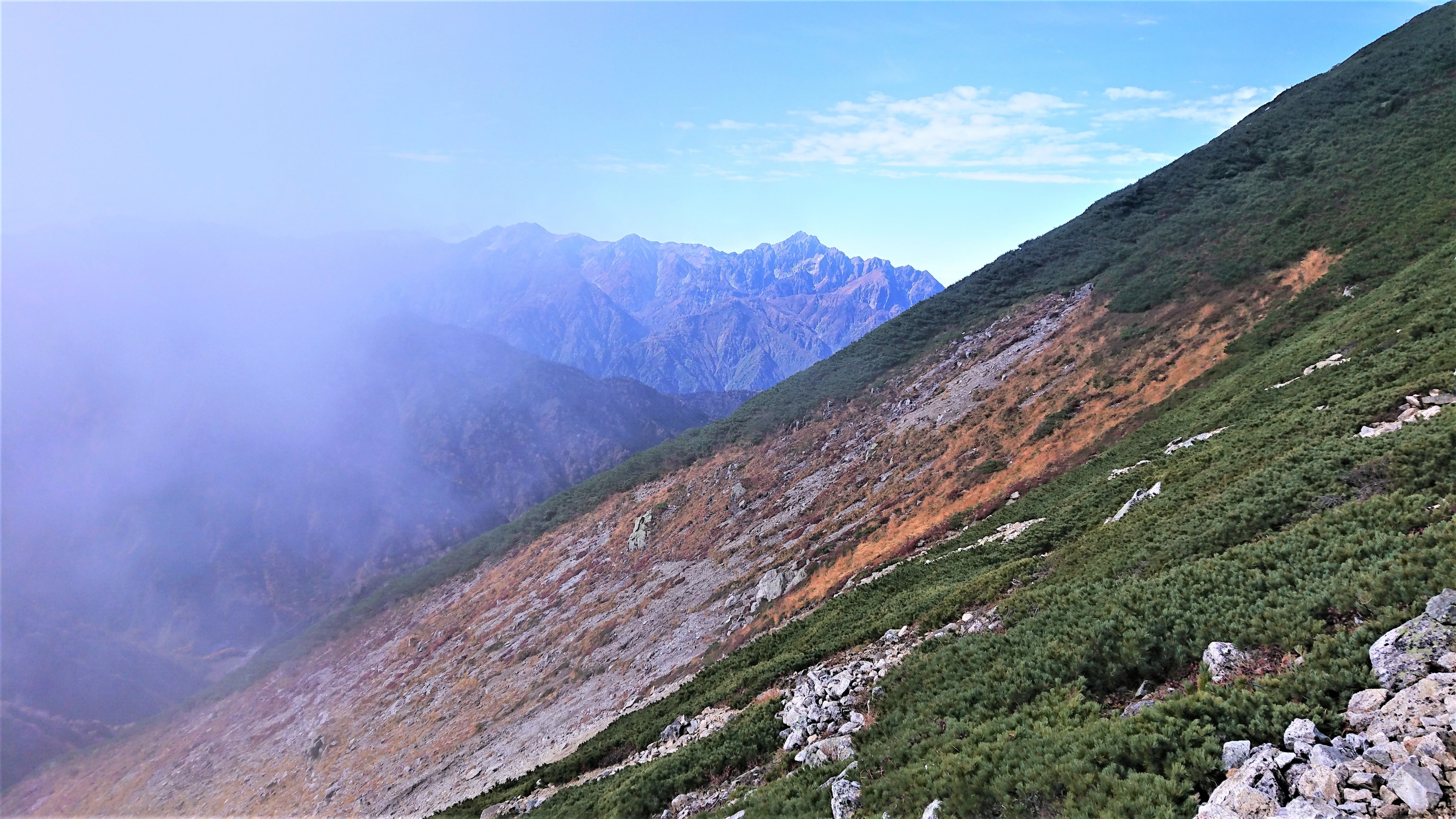 天気 唐松岳