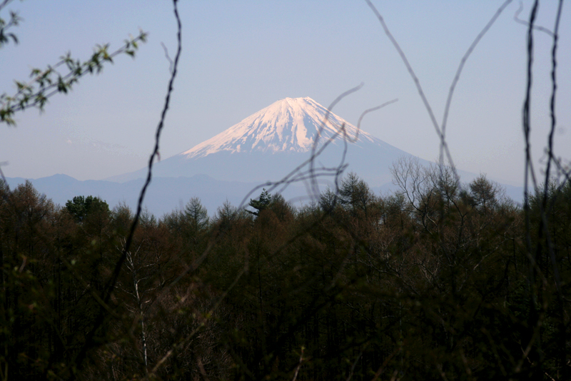 八ヶ岳牧場(本場)からの富士山