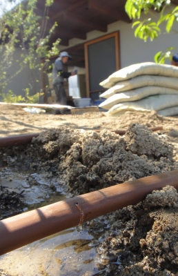 倉敷 建築設計事務所 岡山 お庭 雨水浸透