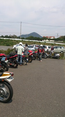 バイクでお出かけ