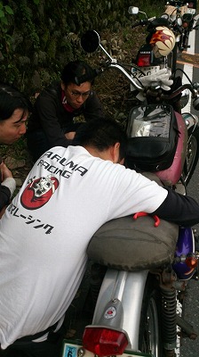 バイクでお出かけ