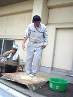 さっそくお昼の用意。