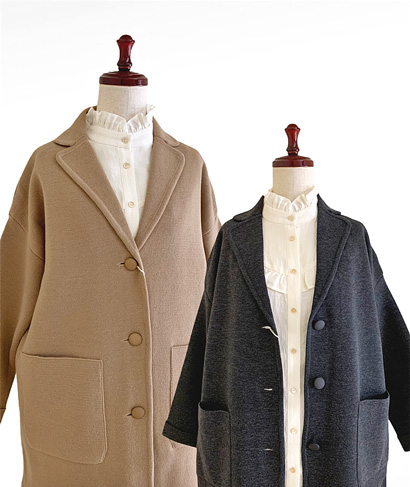 Manna ニットチェスターコート | milco tiger*diary Manna ニットチェスターコート | milco tiger*diary