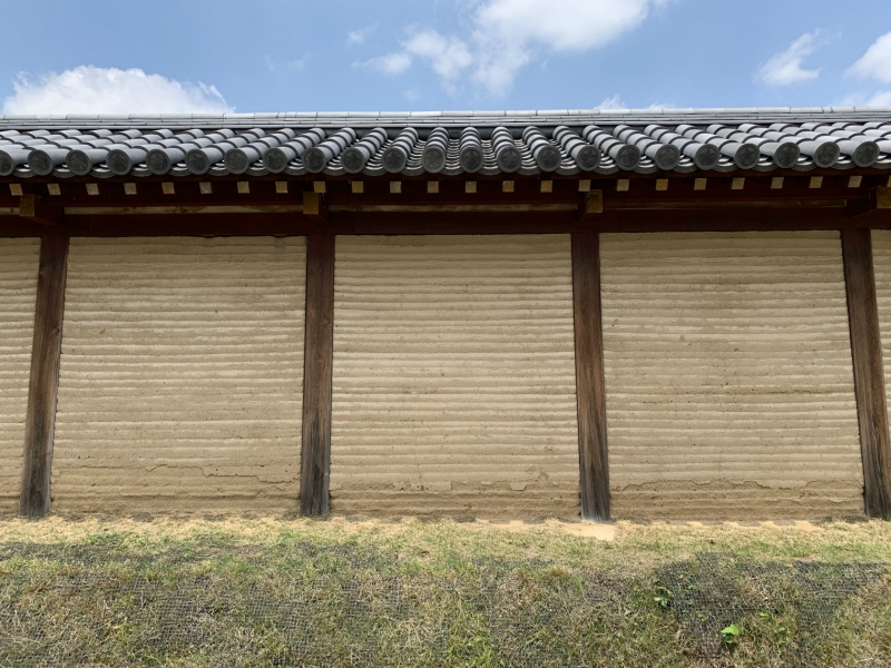□上野（こうずけ）国分寺の版築 / Kozuke Kokubunji : Restoration of