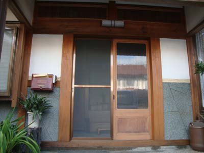 玄関完成
