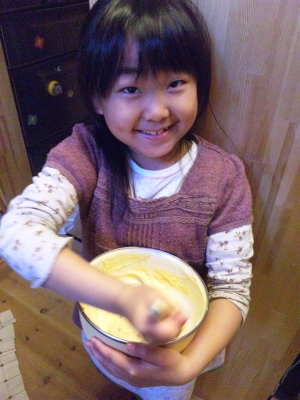 ひたすら混ぜるべし☆
