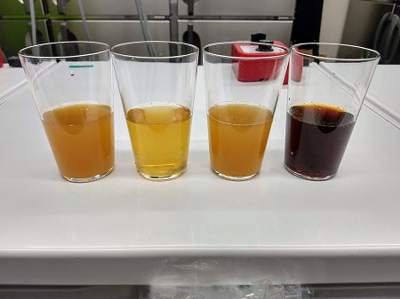 いっぺんに4種類を仕上げ中です