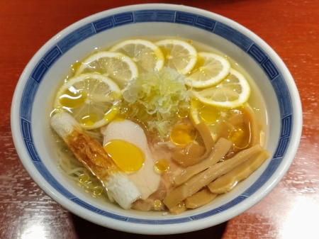 竹馬さんの鶏そばレモン