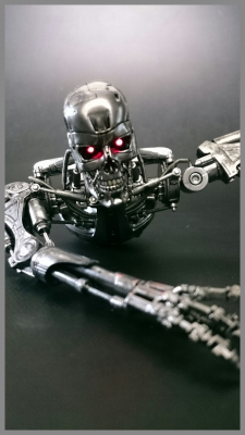 1/6 ホットトイズT-800改造エンドスケルトンT1ラスト プレス機