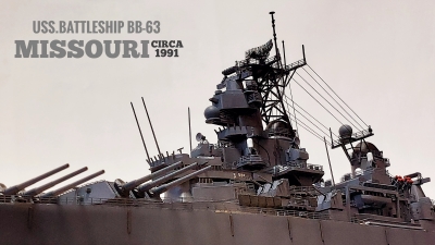 1/350 アメリカ海軍 戦艦ミズーリ 1991年 湾岸戦争仕様 木製甲板 1/350 アメリカ海軍 戦艦ミズーリ 1991年 湾岸戦争仕様 木製甲板
