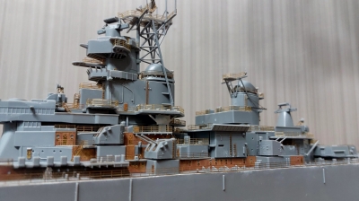 1/350 アメリカ海軍 戦艦ミズーリ 1991年 湾岸戦争仕様 木製甲板