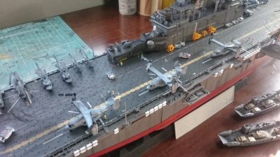 1/350 強襲揚陸艦 ワスプ電飾 フルエッチング 改修塗装 完成品 1/350 強襲揚陸艦 ワスプ電飾 フルエッチング 改修塗装 完成品